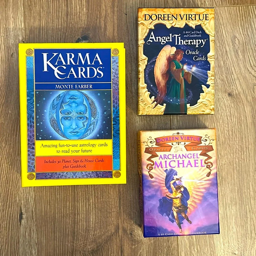 Vintage & RARE Doreen Virtue Tarot Card Decks (3) Available LIKE NEW - Picture 3 of 12